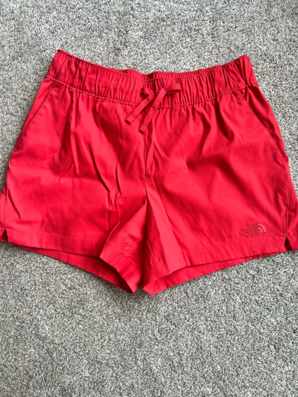 The North Face Women's Red Athletic Shorts in Size Small